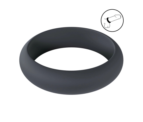 LEVELZ Wide O Silicone Ring XXL 55mm Black - Comfortable Performance Fit