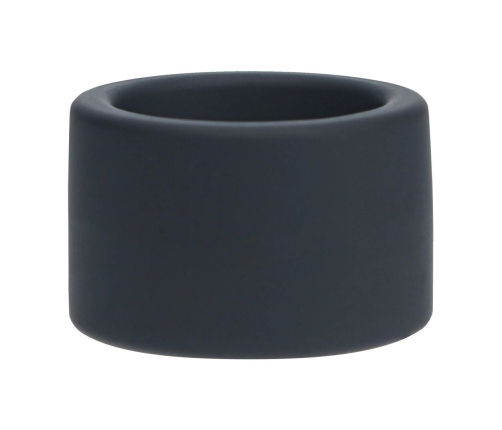 LEVELZ Liquid Silicone Testicle Strap M 34mm Black - Adjustable Comfort