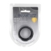 LEVELZ Liquid Silicone Testicle Strap M 34mm Black - Adjustable Comfort