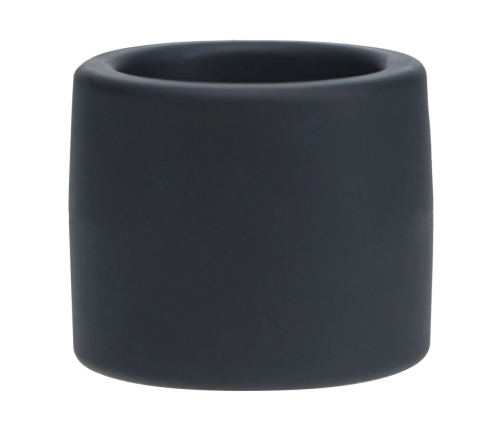 LEVELZ Liquid Silicone Ball Strap L 34mm Black - Anatomical Silicone Ring