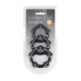 LEVELZ Silicone Ring Set S/M/L Black - 3-Pack Adjustable Intimate Rings