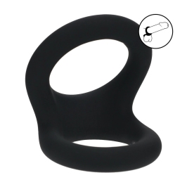 LEVELZ Double O Silicone Dual-Loop Ring M Black - Advanced Support System
