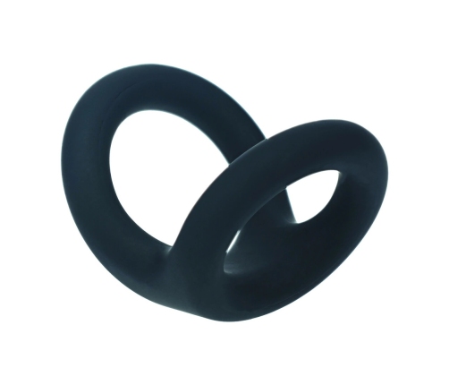 LEVELZ Double O Silicone Dual-Loop Ring M Black - Advanced Support System