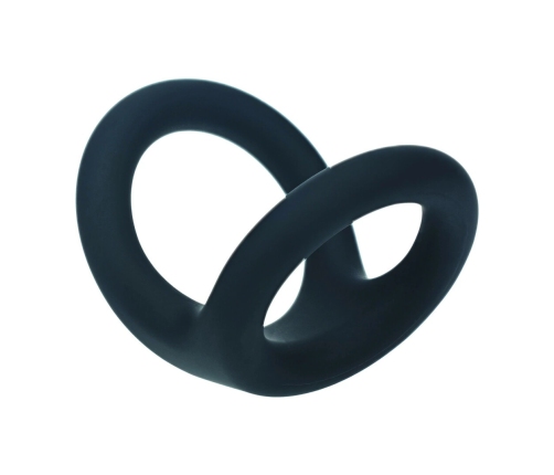 LEVELZ Double O Silicone Dual Ring L Black - Anatomical Support System