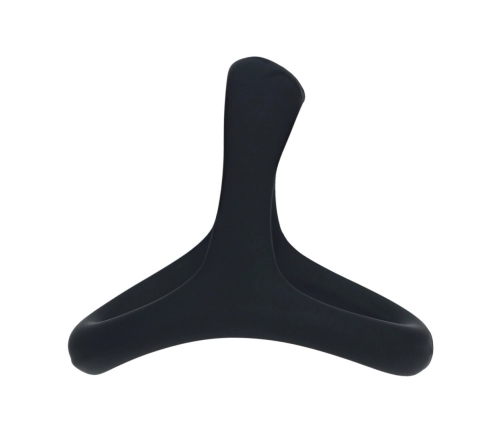 Levelz Tri-O Black Silicone Triple Support Ring Ergonomic Design