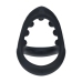 Levelz Tri-O Black Silicone Triple Support Ring Ergonomic Design