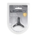 Levelz Tri-O Black Silicone Triple Support Ring Ergonomic Design