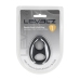 Levelz Double Liquid Silicone Dual Support Ring Black Anatomical Design