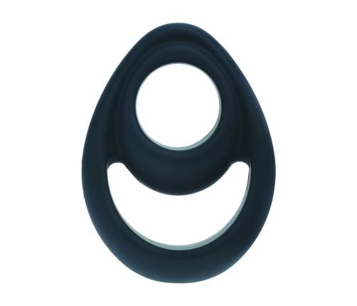 LEVELZ Double Ergo Silicone Support Ring Black - Dual Anatomic System