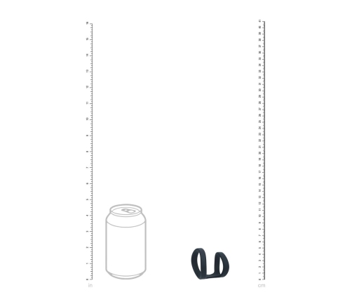 LEVELZ Dual Loop Silicone Support Ring Black - Adjustable System