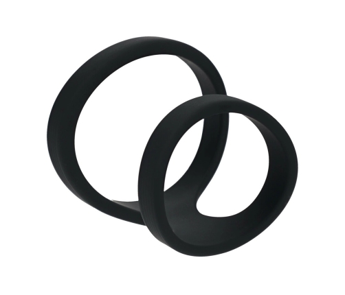 LEVELZ Dual Loop Silicone Support Ring Black - Adjustable System