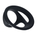 LEVELZ Silicone Ring Set 4pcs Black - Versatile Intimate Support System