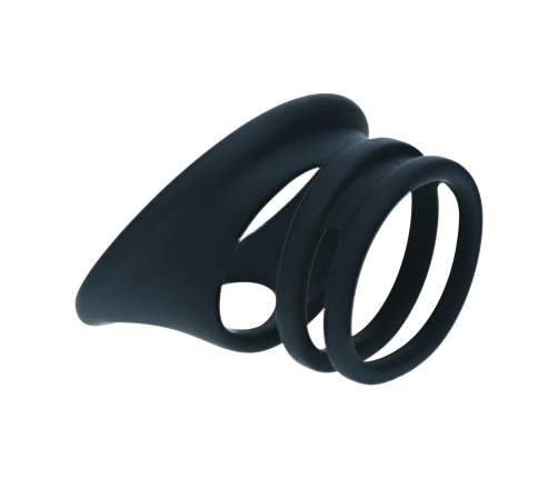 LEVELZ Silicone Ring Set 4pcs Black - Versatile Intimate Support System