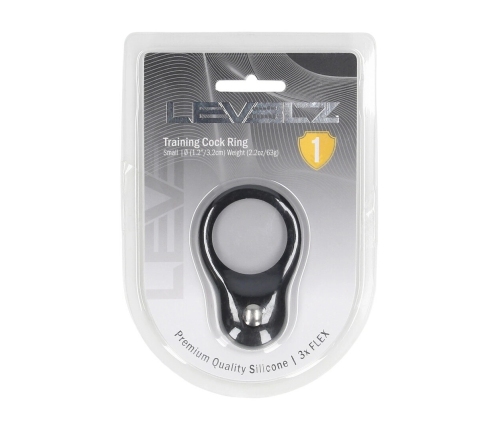 LEVELZ Silicone Weighted Training Ring S Black - Premium Comfort Fit