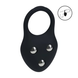 LEVELZ Silicone Weighted Ring L Black - Premium Anatomical Support
