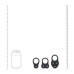 LEVELZ Silicone Weighted Ring Set S/M/L Black - Advanced Training System