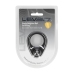 LEVELZ Liquid Silicone Weighted Intimate Ring Black - Anatomical Design
