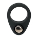 LEVELZ Liquid Silicone Weighted Intimate Ring Black - Anatomical Design