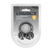 Levelz Liquid Silicone Double Weighted Ring System Black