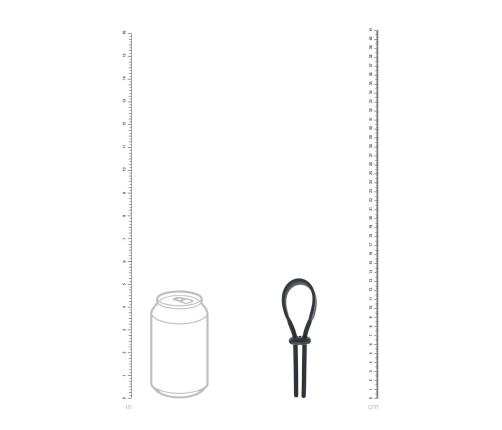 LEVELZ Adjustable Silicone Lasso Ring 5mm Black - Flexible Fit System