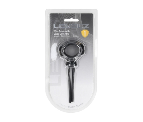 LEVELZ Adjustable Silicone Lasso Ring 5mm Black - Custom Fit System