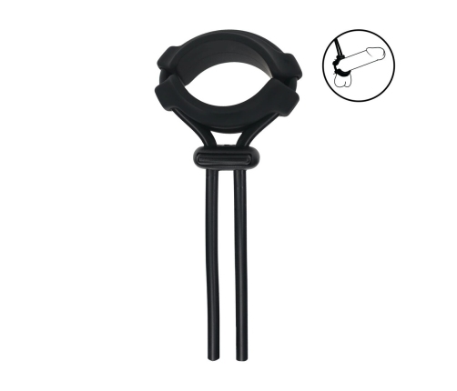 LEVELZ Adjustable Silicone Lasso Ring 5mm Black - Custom Fit System