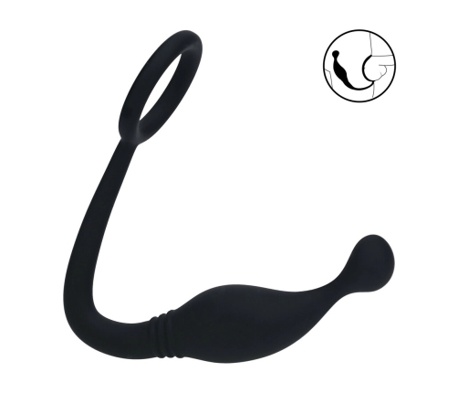 Satisfyer LEVELZ Silicone Support Ring & Prostate Massager M Black