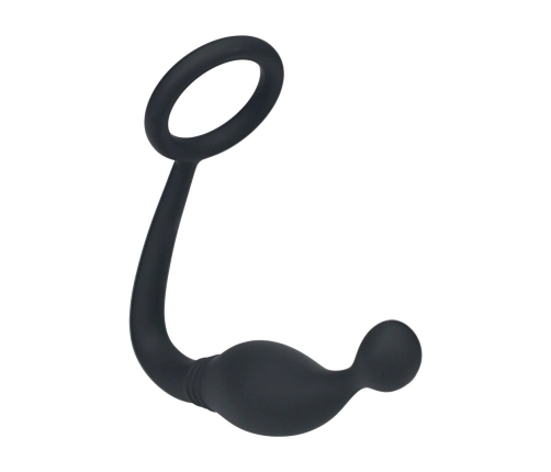 Satisfyer LEVELZ Silicone Support Ring & Prostate Massager M Black