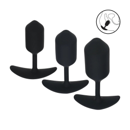 Levelz Silicone Training Set 3pcs Black - Weighted Progressive Plugs