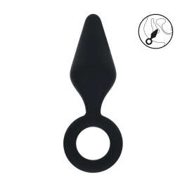 LEVELZ Silicone Plug with Loop Handle M Black - Precision Design