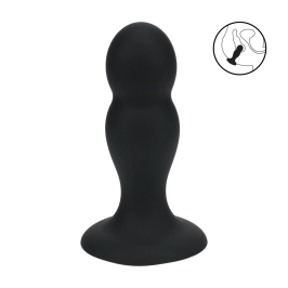 LEVELZ Double Rattle Liquid Silicone Plug M Black - Motion Response System