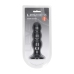 LEVELZ Tri Rattle Liquid Silicone Plug L Black - Triple Bulb, Dynamic Motion