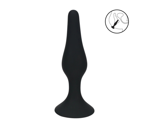 LEVELZ Slim Silicone Plug M Black - Precision Tapered Design