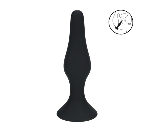 LEVELZ Slim Silicone Plug L Black - Precision Tapered Design