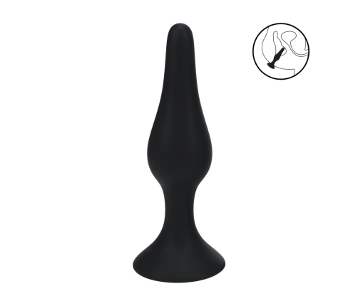 LEVELZ Slim Silicone Plug XL Black - Precision Tapered Model
