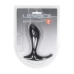 LEVELZ Single Ripple Silicone Prostate Model Black - Ergonomic Design