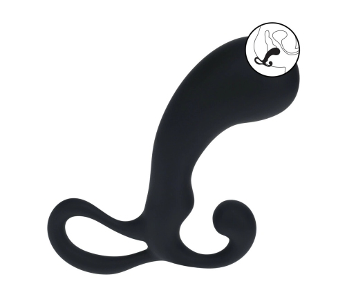 LEVELZ Pro L2 Silicone Anal Stimulator with Loop Handle Black S