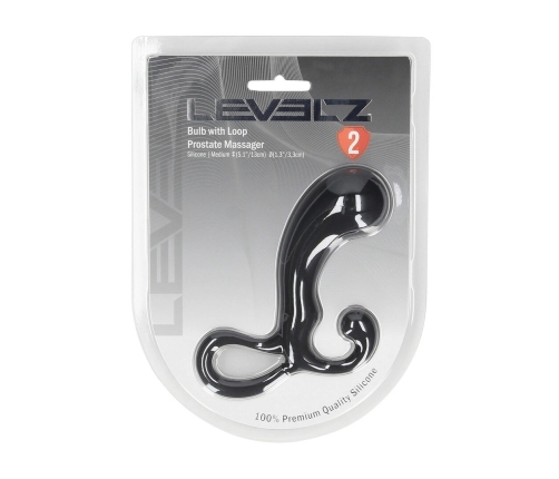 LEVELZ Bulb with Loop Silicone Prostate Model M Black