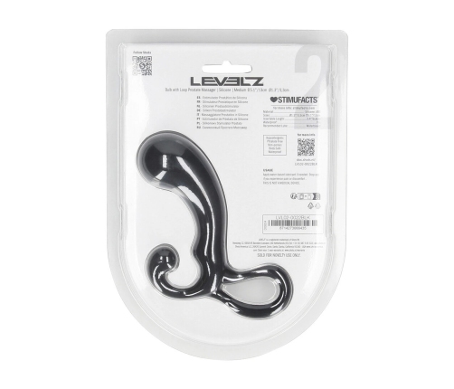 LEVELZ Bulb with Loop Silicone Prostate Model M Black