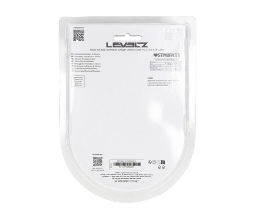 LEVELZ Rippled with Hard Loop Intimate Massager S Black - Ergonomic Hard Loop Design