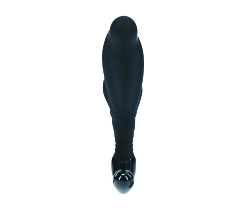 LEVELZ Silicone Prostate Model L - Black, Textured Ergonomic Design