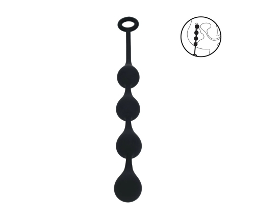 LEVELZ Waterdrop Silicone Progressive Balls M 30mm Black