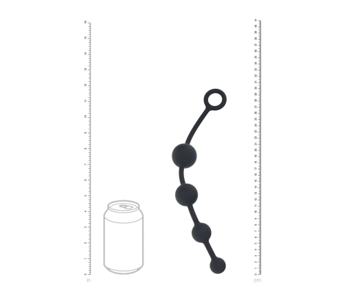 LEVELZ Curved Silicone Modular Bead System Black - Flexible Graduated Design