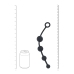 LEVELZ Curved Silicone Modular Bead System Black - Flexible Graduated Design