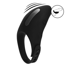 LEVELZ Adjustable Vibrating Silicone Support Ring Black - Size Adjustable
