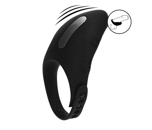 LEVELZ Adjustable Vibrating Silicone Support Ring Black - Size Adjustable