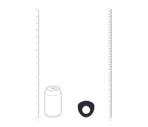 LEVELZ Sealed Liquid Silicone Vibrating Ring Black - Level 3 Power