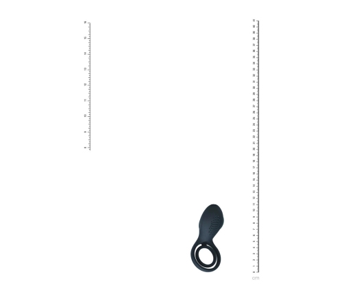 LEVELZ Ring Black - Silicone Vibrating Intimate Enhancement System