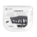 LEVELZ Vibrating Ribbed Silicone Support Ring & Sleeve Black