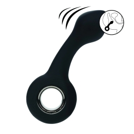 LEVELZ plicity Vibrating Silicone Prostate Stimulator Loop Black Rechargeable